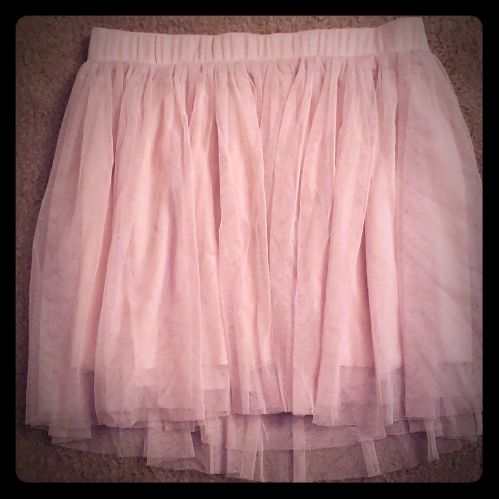 Light pink skirt